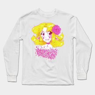 Blonde and Pink Girl Long Sleeve T-Shirt